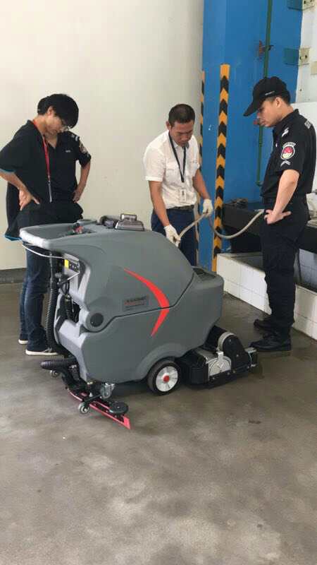 手推式工廠洗地機的洗地效果如何？